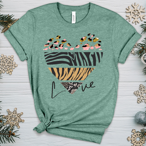 Love Is Wild 6 Heathered Tee