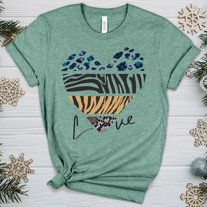 Love Is Wild 8 Heathered Tee