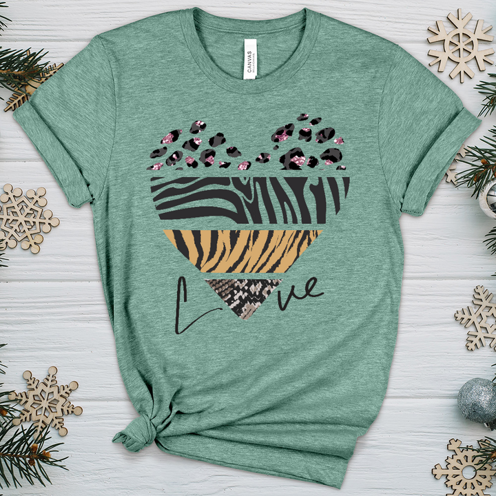 Love Is Wild 4 Heathered Tee
