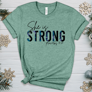 She is Strong 09 Heathered Tee