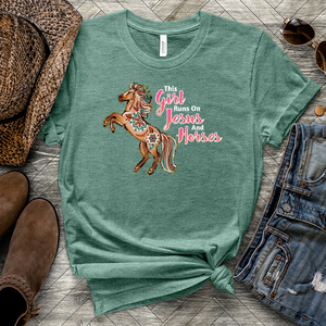 Jesus & Horses Heathered Tee