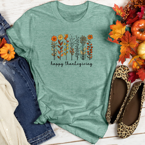 Retro Nature_s Beauty Fall Icons Heathered Tee