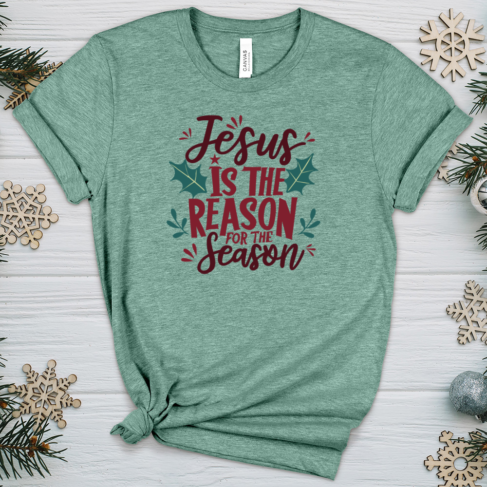 Jesus is the Reason for the Season 2 Heathered Tee