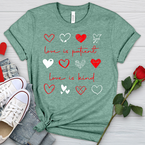 Heart Evolution Heathered Tee