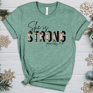 She is Strong 07 Heathered Tee