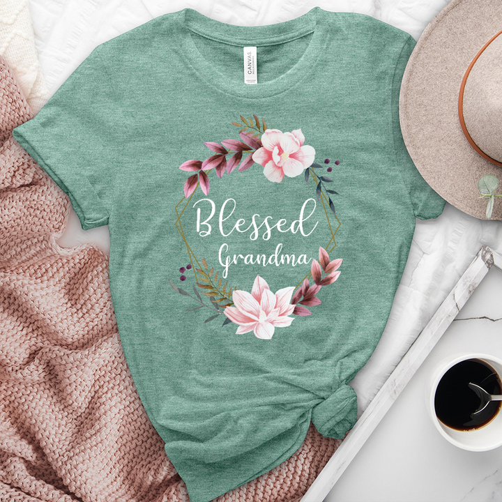 Blessed Grandma Heathered Tee