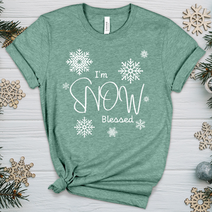 I'm Snow Blessed Heathered Tee