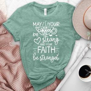 Stronger Faith Heathered Tee