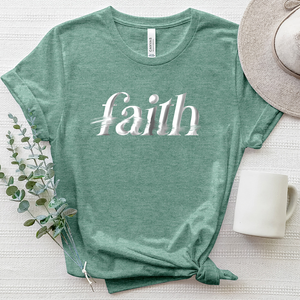 Faith Brushstroke Heathered Tee