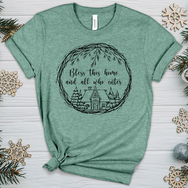 Bless This Home Heathered Tee