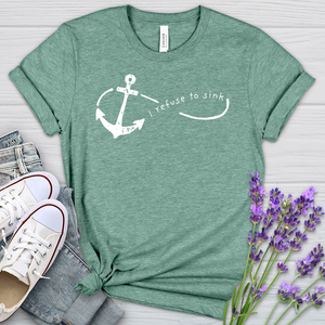 I Refuse To Sink Heathered Tee