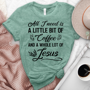 Whole Lot Of Jesus Heathered Tee