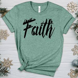 faith bear 01 Heathered Tee