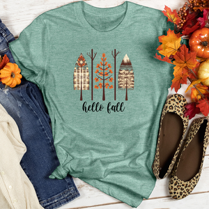 Retro Autumn Icon Trio Heathered Tee