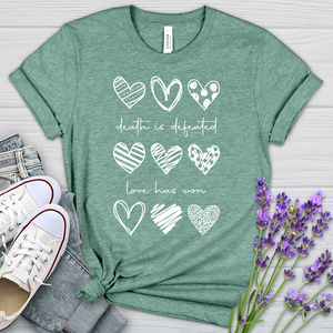 Love Has Won Heathered Tee