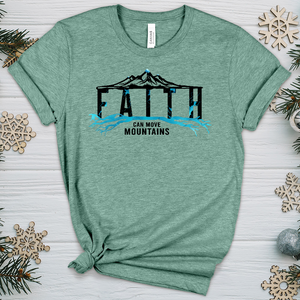 Faith Mountains Heathered Tee