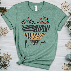 Love Is Wild 3 Heathered Tee