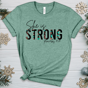 She is Strong 04 Heathered Tee