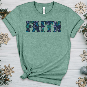 Faith Leopard P8 Heathered Tee