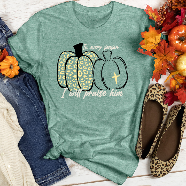In Every Season Heathered Tee
