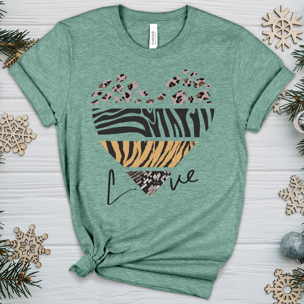 Love Is Wild 1 Heathered Tee