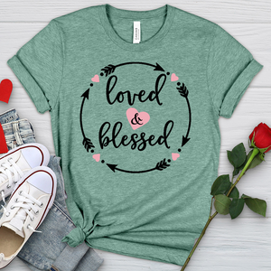 Loves & Blessed Heathered Tee