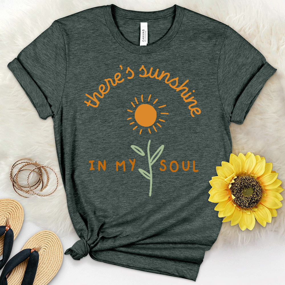 There's Sunshine Heathered Tee