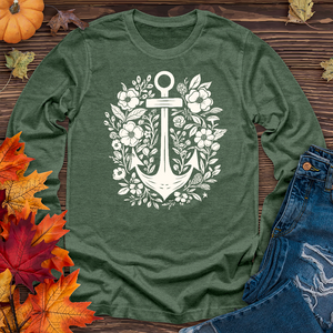 Anchor flower Long Sleeve Tee