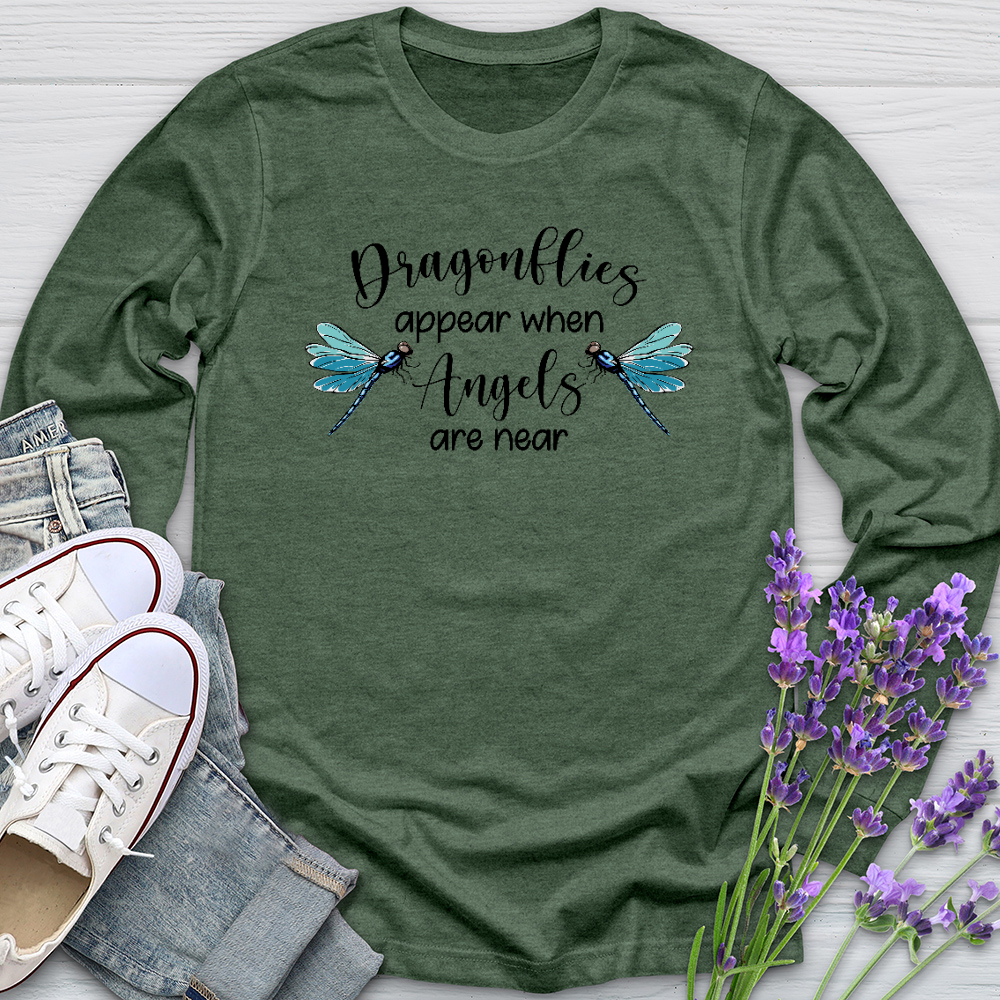 Dragonflies Appear Long Sleeve Tee