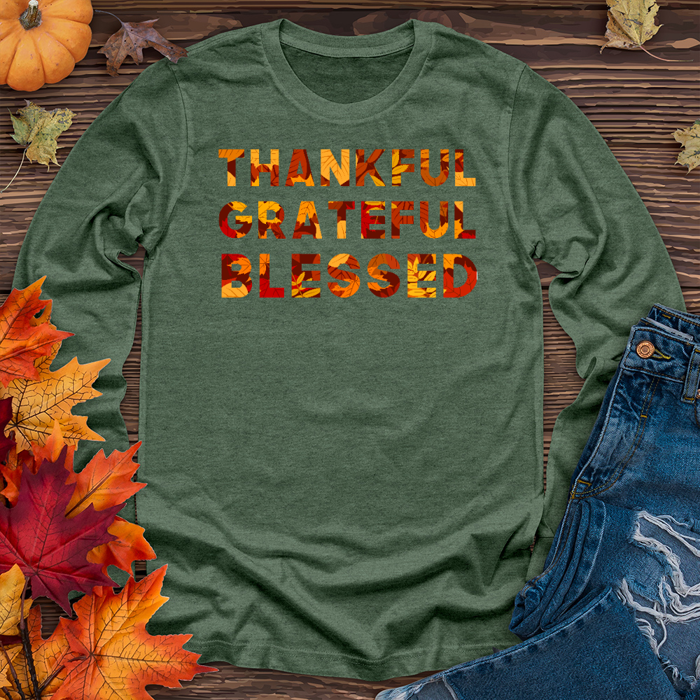 TGB Fall Pattern Long Sleeve Tee