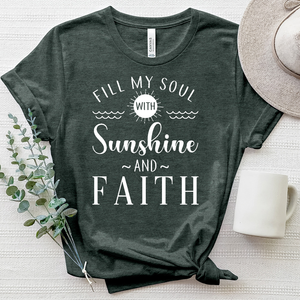 Fill My Soul Heathered Tee