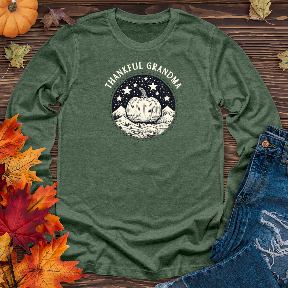 Cosmic Winter Pumpkin Long Sleeve Tee