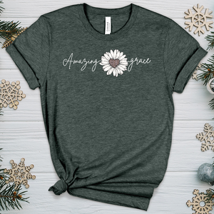 Amazing Grace V1 Heathered Tee