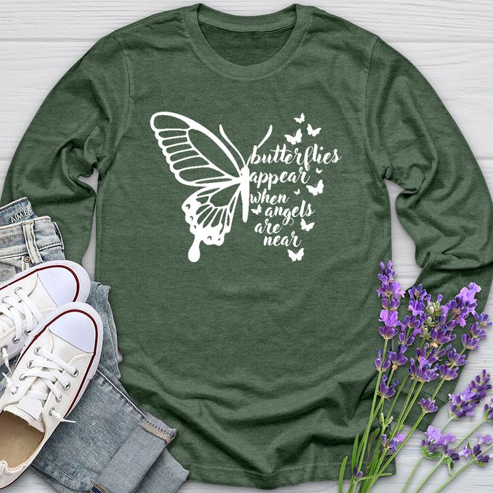 Butterflies Appear Long Sleeve Tee