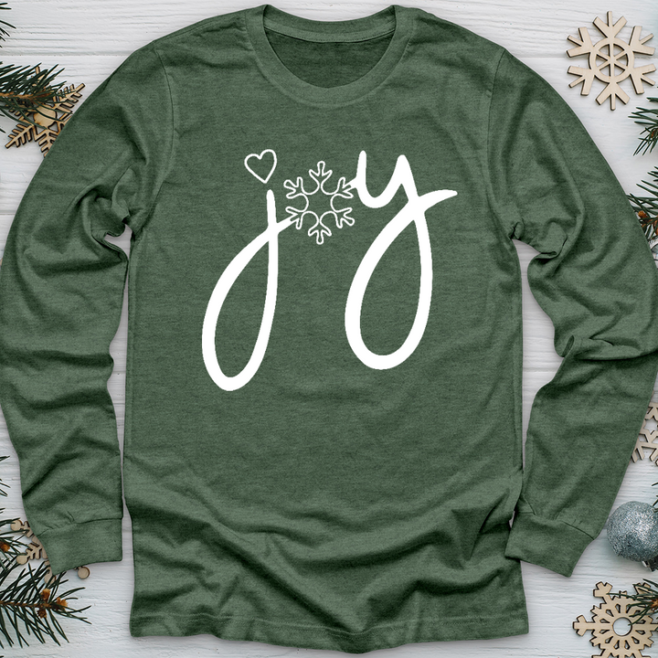 Joy Snowflake 01 Long Sleeve Tee