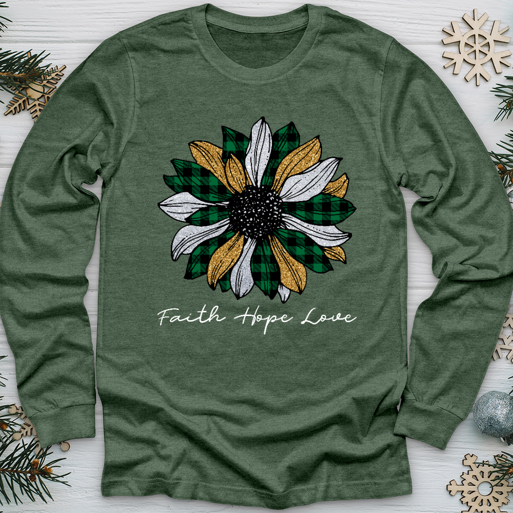 Faith, Hope, Love Long Sleeve Tee
