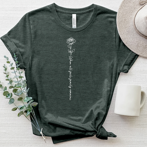 Family Remains Rose Heathered Tee