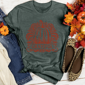 Grateful Paisley Pumpkin Heathered Tee