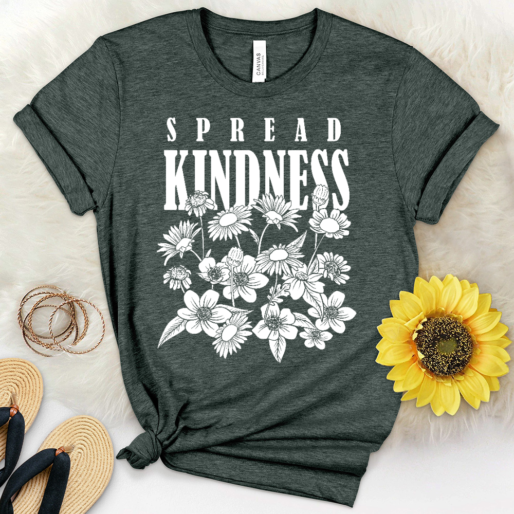 Spread Kindness Heathered Tee