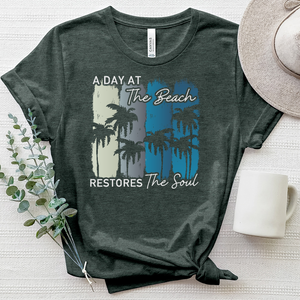 Restores The Soul Watercolor Heathered Tee