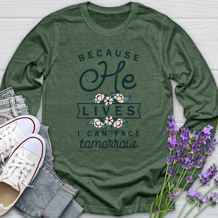 I Can Face Tomorrow Long Sleeve Tee