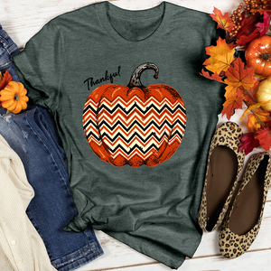 Thankful Pumpkin Love Heathered Tee