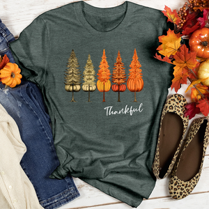 Vintage Seasonal Trio Pine Trees Heathered Tee