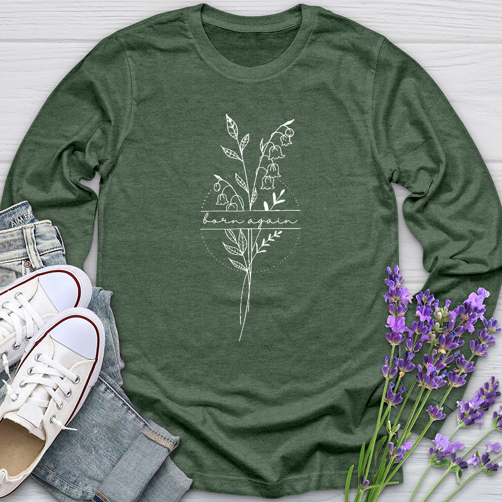 Born Again Flower Long Sleeve Tee