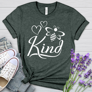 Bee Kind 01 Heathered Tee