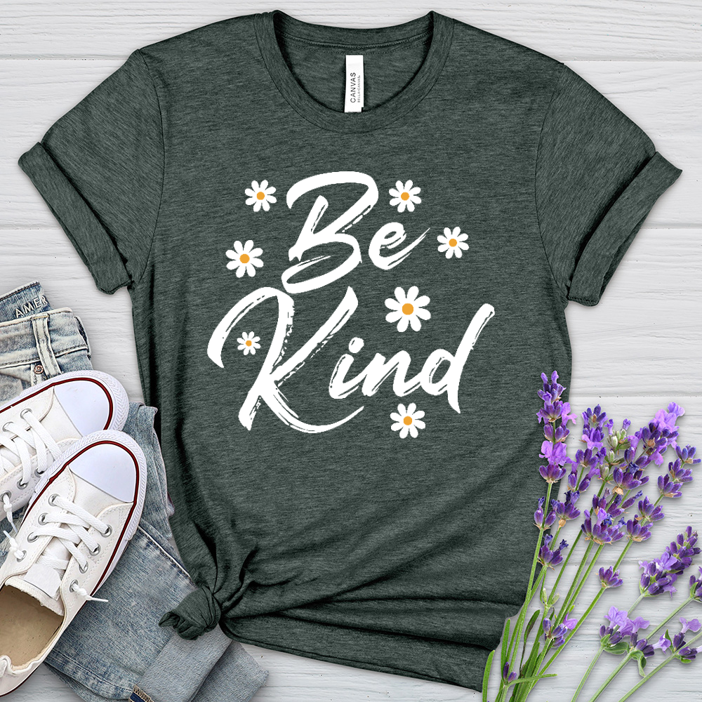 Be Kind Retro Heathered Tee