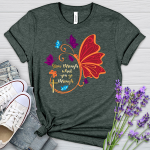 Grow Through What You Go Through Heathered Tee