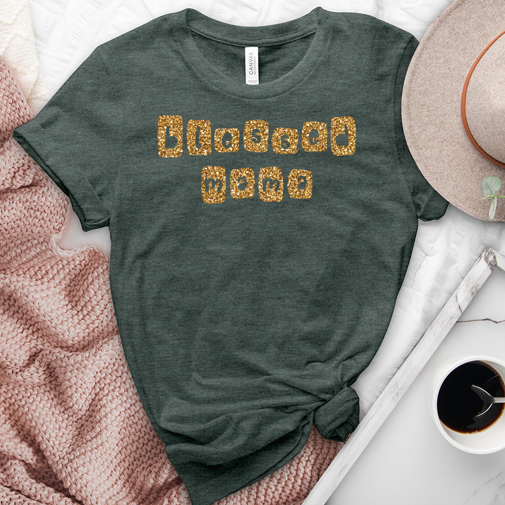 Mama Heathered Tee