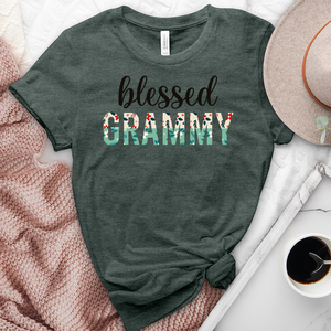 Blessed Grammy Heathered Tee