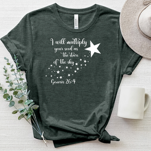 The Stars of the Sky Genesis 264 Heathered Tee